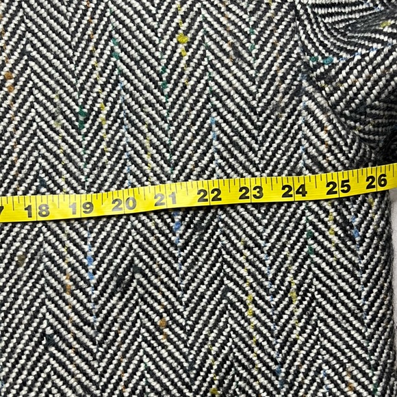 Madewell Flecked Herringbone Tweed Elmcourt Car Coat - Picture 13 of 16